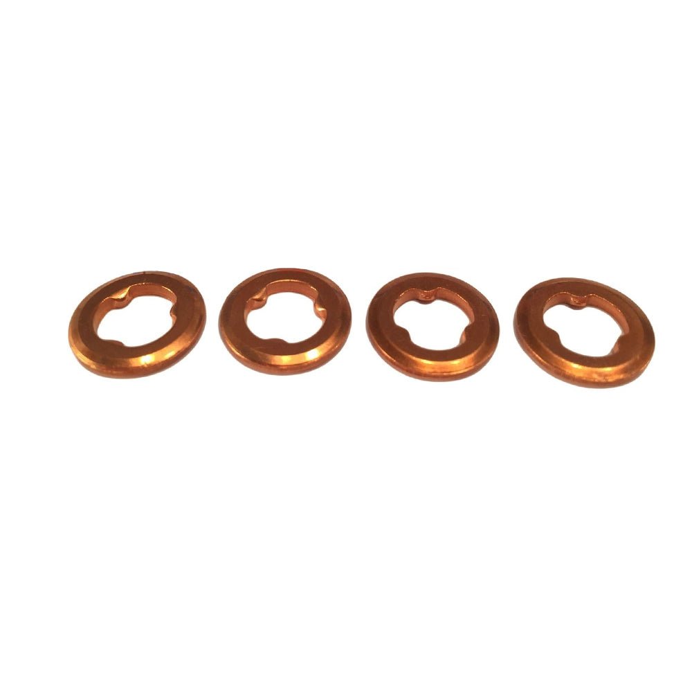 4x Diesel Copper Injector Washers Suitable For Ford PJ / PK Ranger WE0113H51 - Frazy's Auto Parts