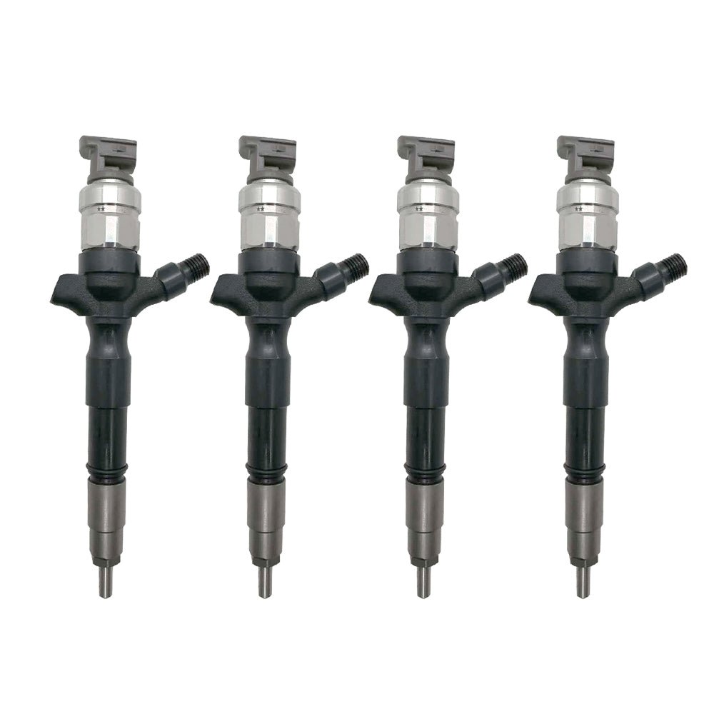 4x Diesel Fuel Injector Suitable For Toyota Hilux & Fortuner KUN26 1KD - FTV D4D 3.0L - Frazy's Auto Parts