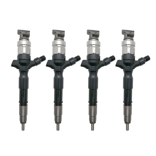 4x Diesel Fuel Injector Suitable For Toyota Hilux & Fortuner KUN26 1KD - FTV D4D 3.0L - Frazy's Auto Parts