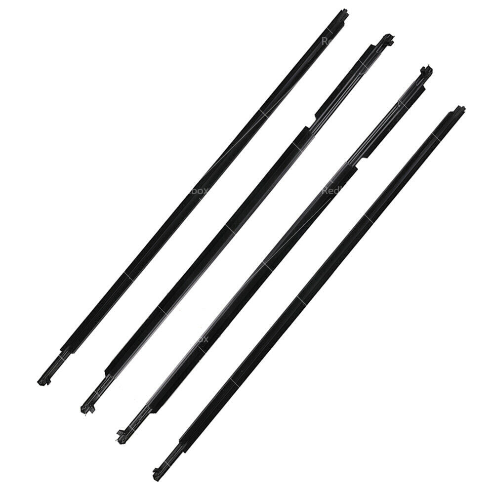 4x Door Glass Seal Weatherstrip Suitable For Toyota Landcruiser Prado 120 Series - Frazy's Auto Parts