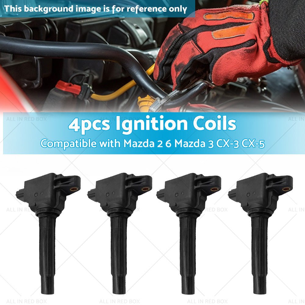 4x Ignition Coil Suitable for Mazda 2 6 Mazda 3 SP20 SP25 CX - 3 CX - 5 CX - 9 - Frazy's Auto Parts