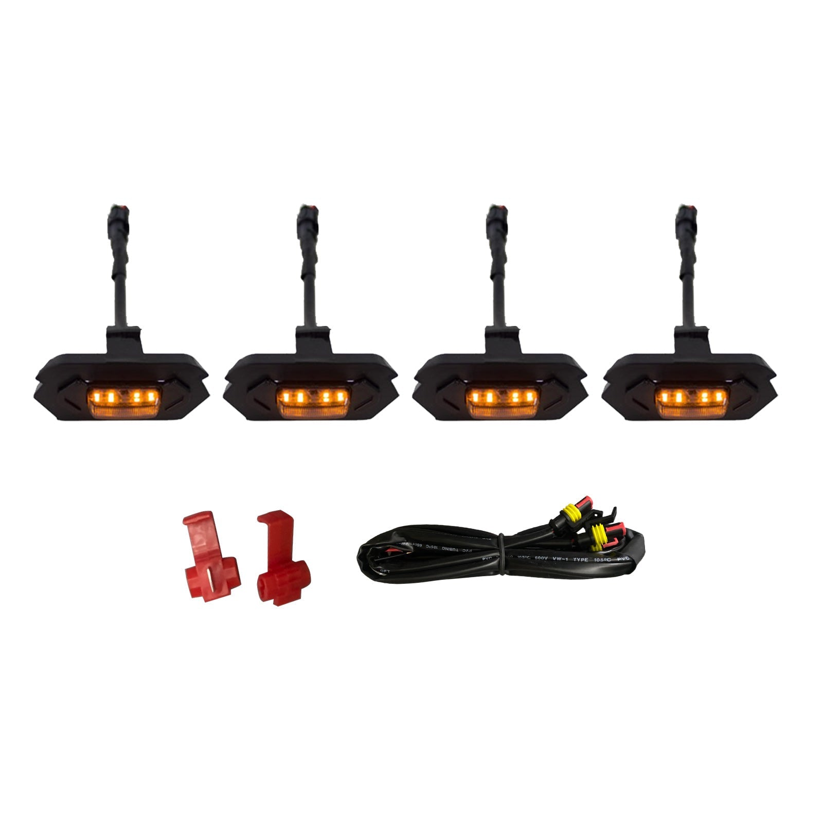 4x Indicator Light Amber Lamp Suitable For Ford Ranger Wildtrak Next Gen 2022 - On - Frazy's Auto Parts