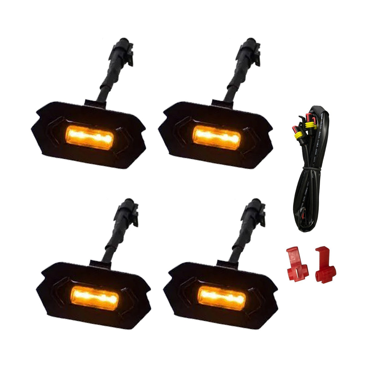 4x Indicator Light Amber Lamp Suitable For Ford Ranger Wildtrak Next Gen 2022 - On - Frazy's Auto Parts