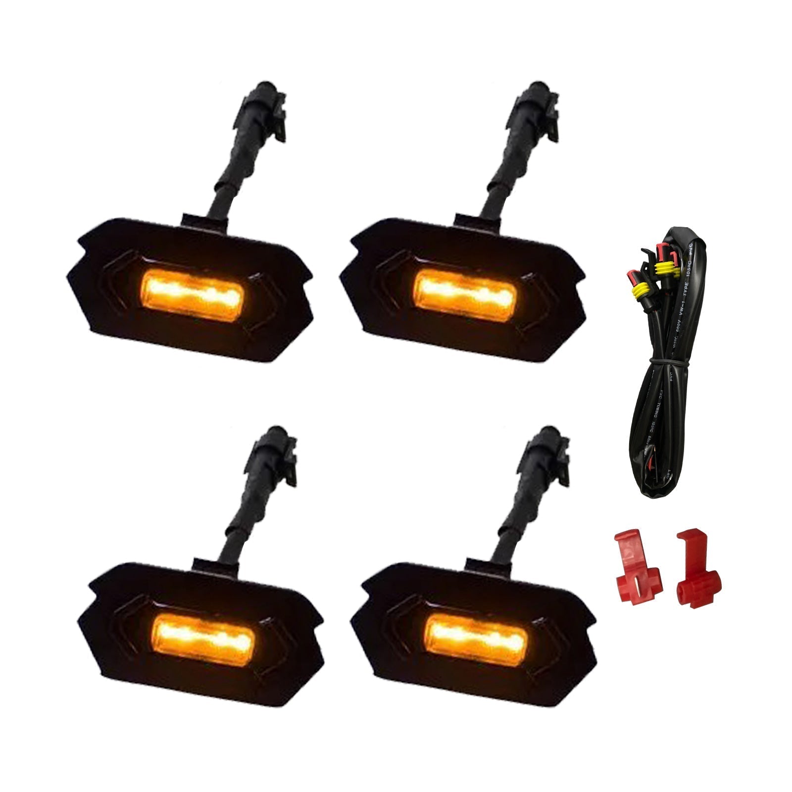 4x Indicator Light Amber Lamp Suitable For Ford Ranger Wildtrak Next Gen 2022 - On - Frazy's Auto Parts