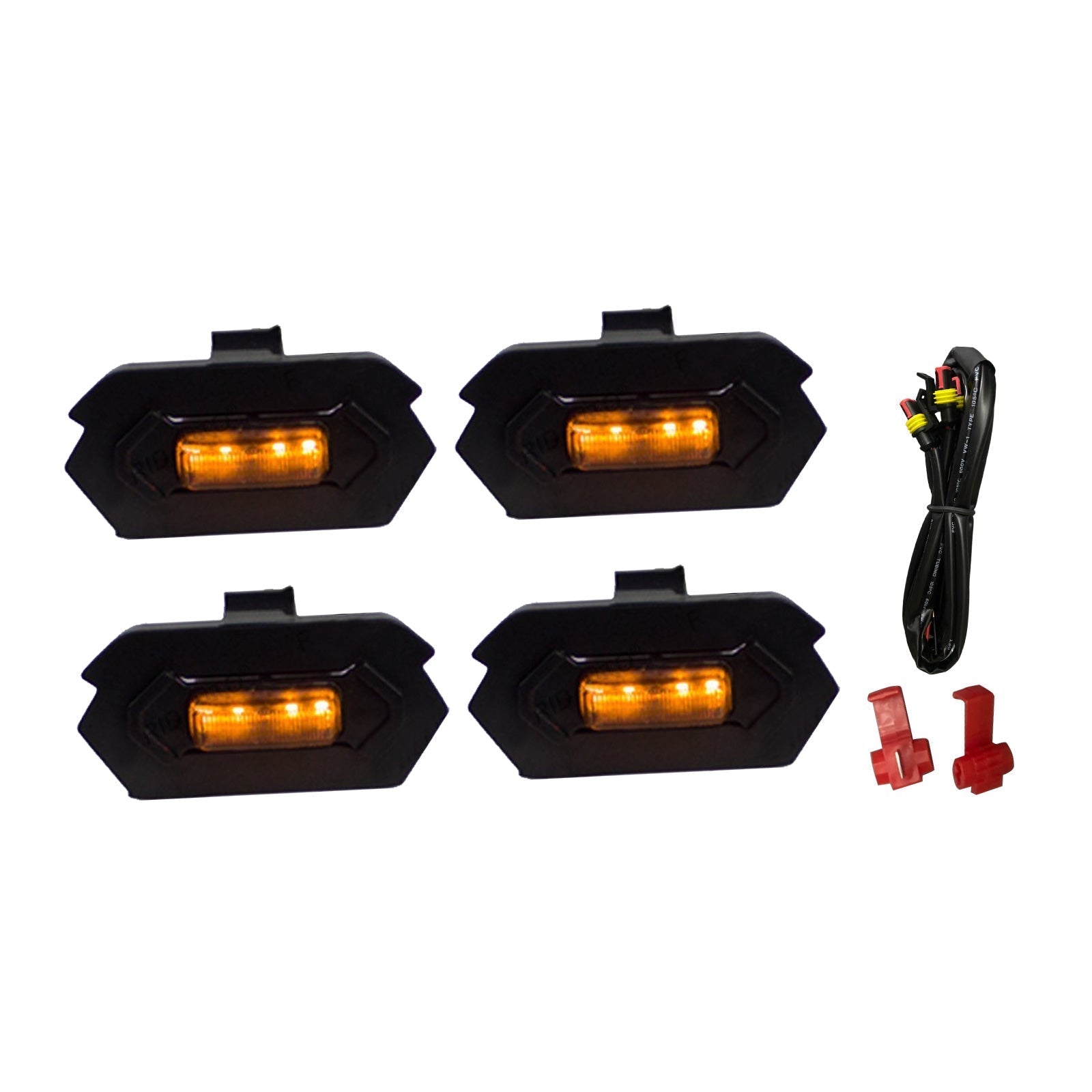 4x Indicator Light Amber Lamp Suitable For Ford Ranger Wildtrak Next Gen 2022 - On - Frazy's Auto Parts