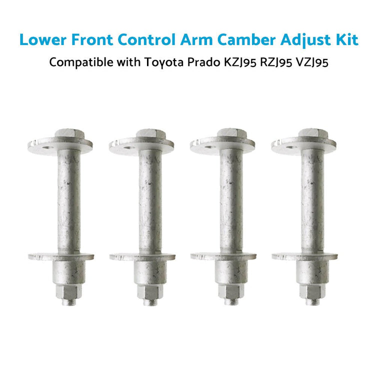4x Lower Front Control Arm Camber Adjust Suitable For Toyota Prado KZJ RZJ VZJ - Frazy's Auto Parts