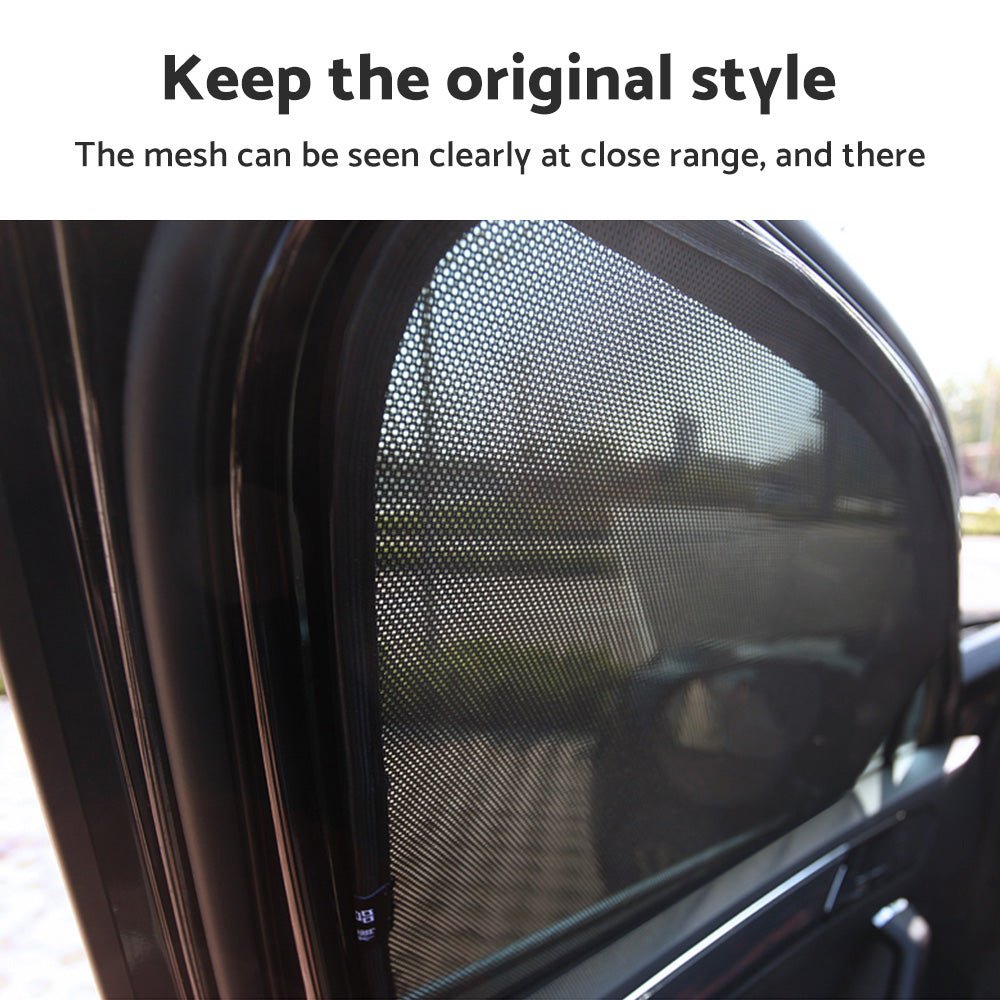 4x Magnetic Car Window Privacy Sun Shades Suitable For Ford Ranger PX2 3 2015 - now - Frazy's Auto Parts