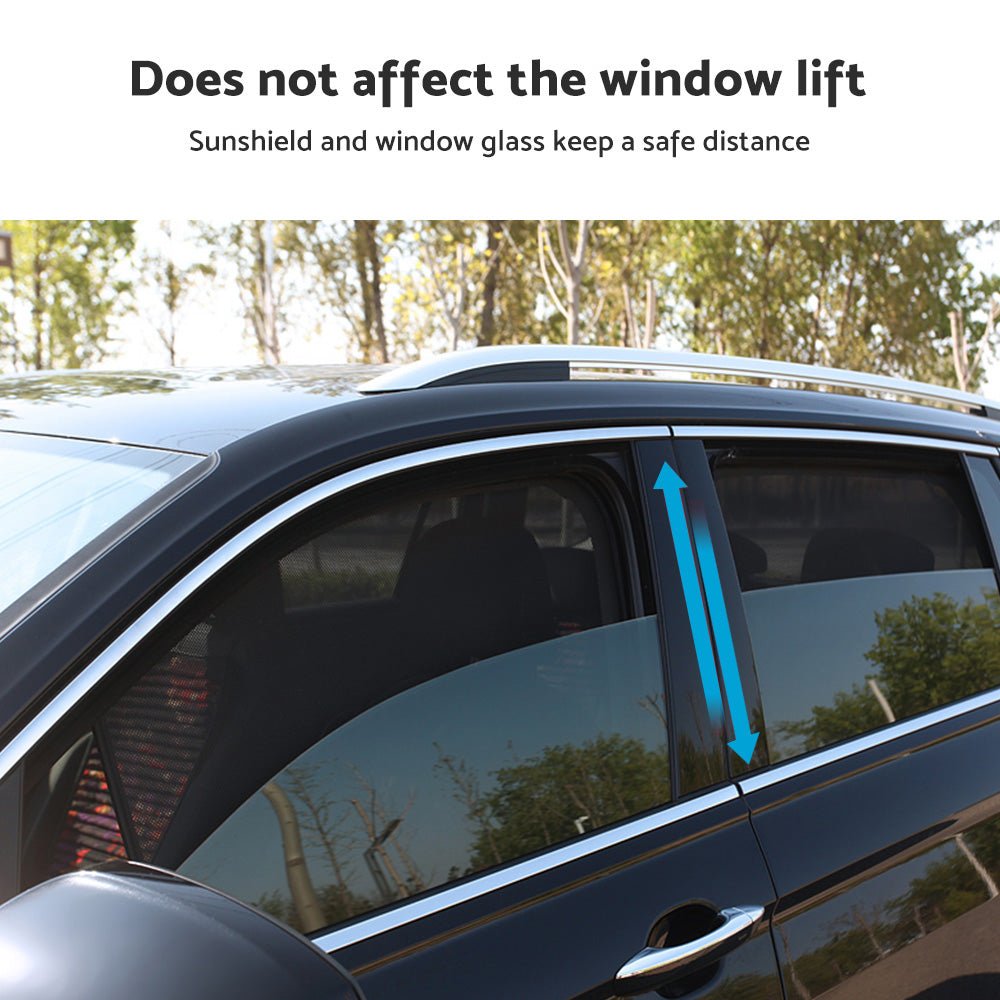 4x Magnetic Car Window Privacy Sun Shades Suitable For Ford Ranger PX2 3 2015 - now - Frazy's Auto Parts
