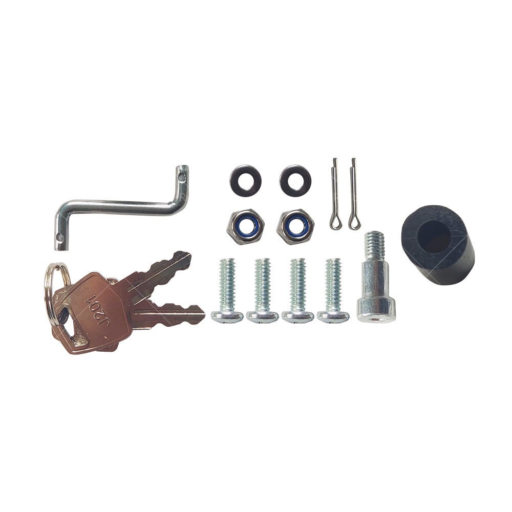 4x Power Operated Whale Tail T - Handle Folding Lock Suitable For Trailer Canopy Black DC 12V - Frazy's Auto Parts