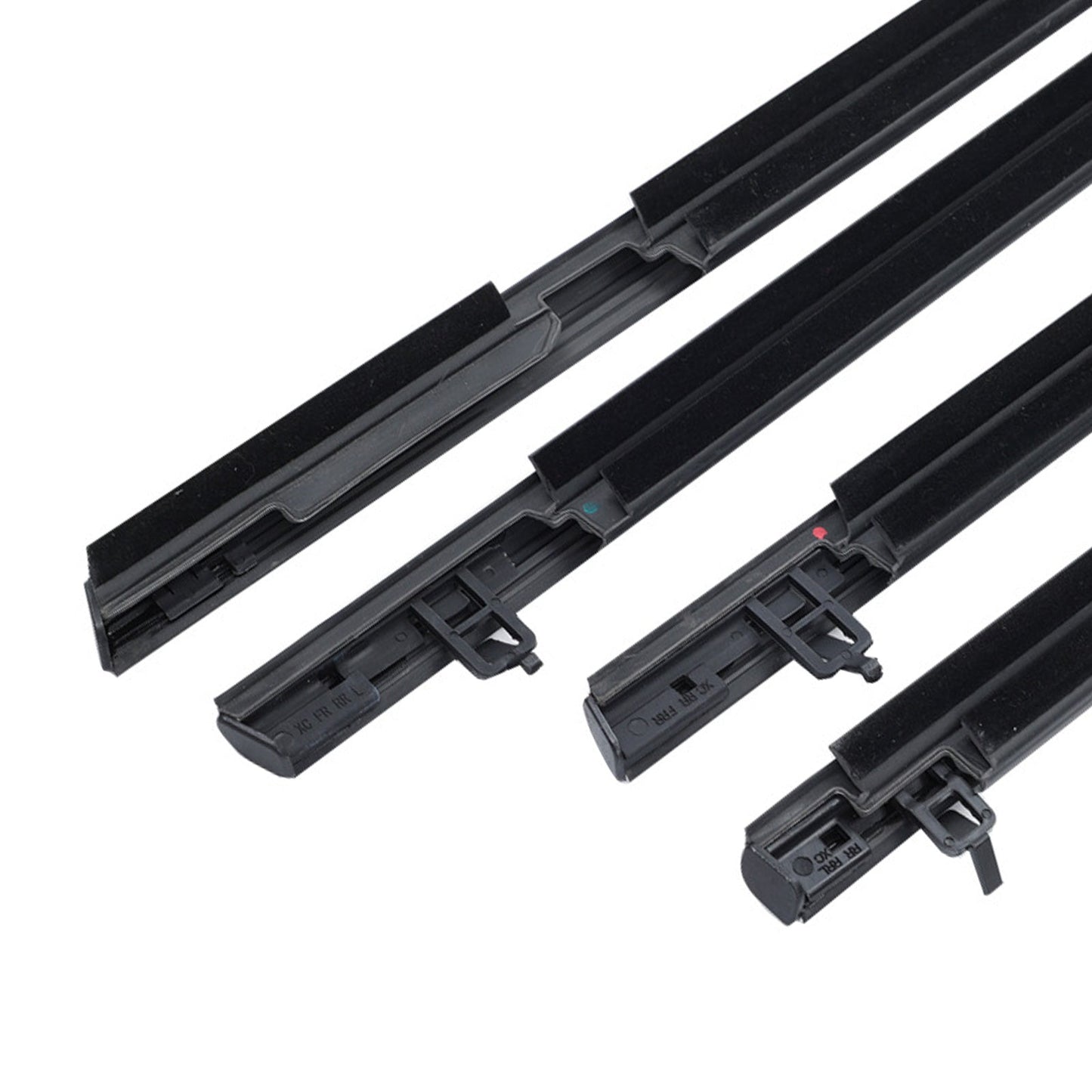 4x Window Door Belt Weather Strips Suitable For Honda Civic 2006 - 2011 - Frazy's Auto Parts