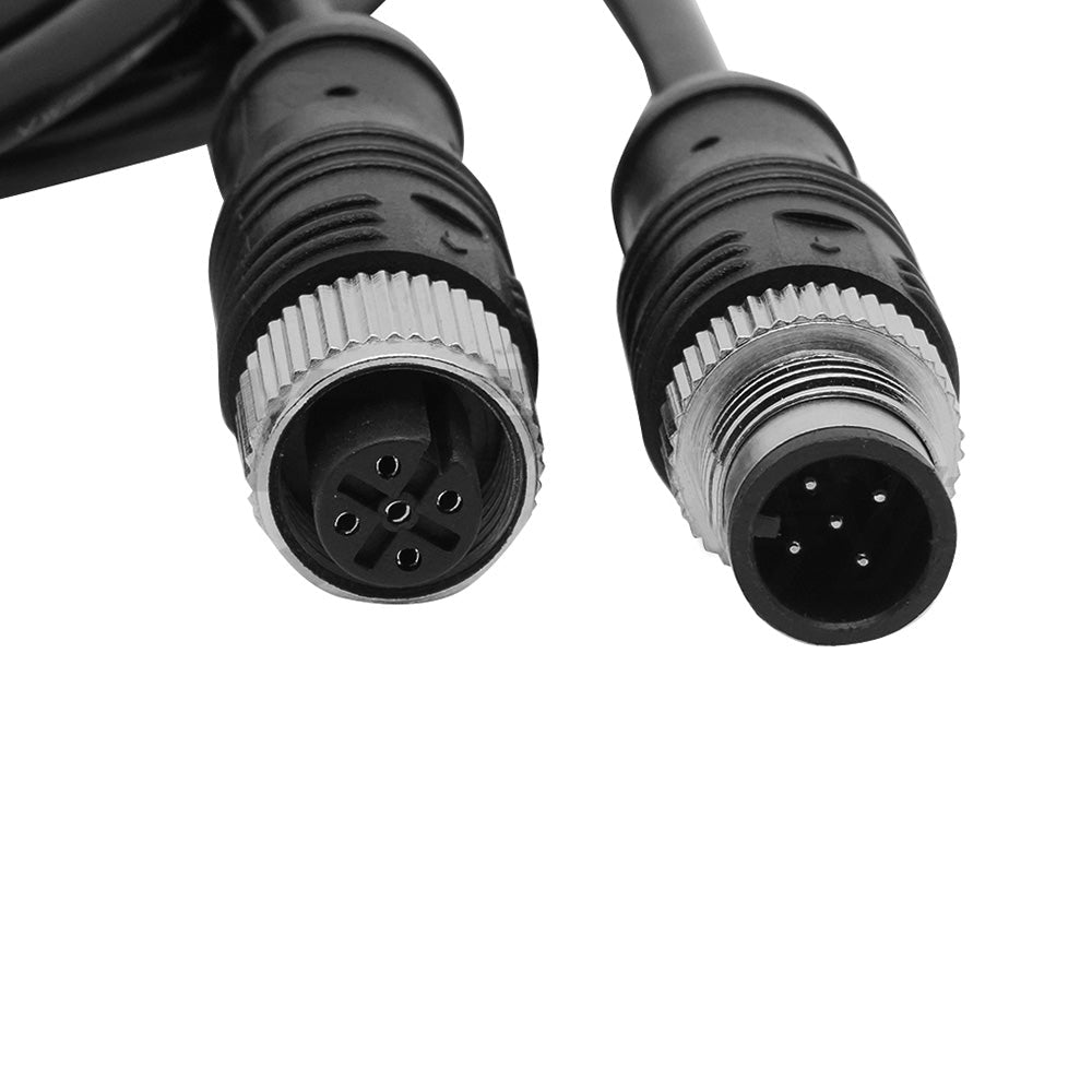 5 - Core Black 2m NMEA2000 Cable with Female Straight Head to Male Straight Head NMEA2000 Drop Cable - Frazy's Auto Parts