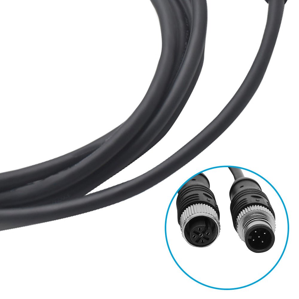 5 - Core Black 2m NMEA2000 Cable with Female Straight Head to Male Straight Head NMEA2000 Drop Cable - Frazy's Auto Parts