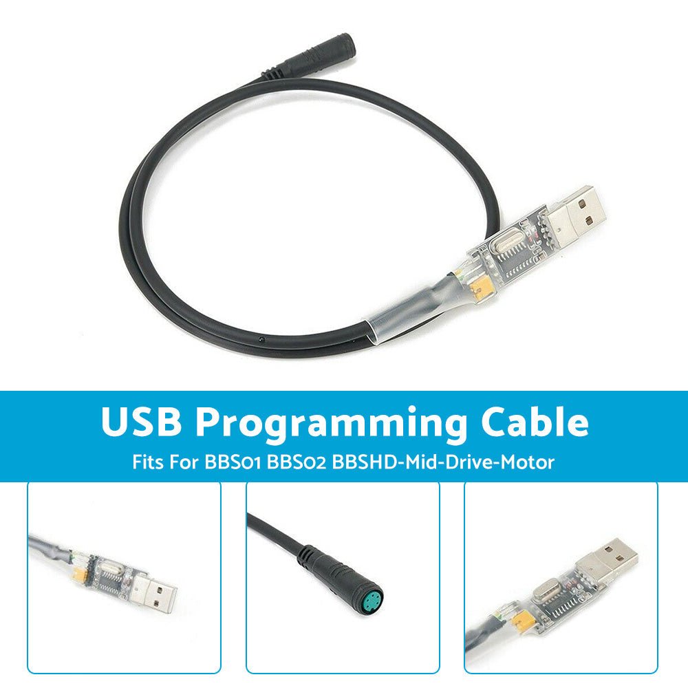 5 - Pin USB Programming Cable Suitable For Bafang BBS01 BBS02 BBSHD Mid - Drive Motor - Frazy's Auto Parts