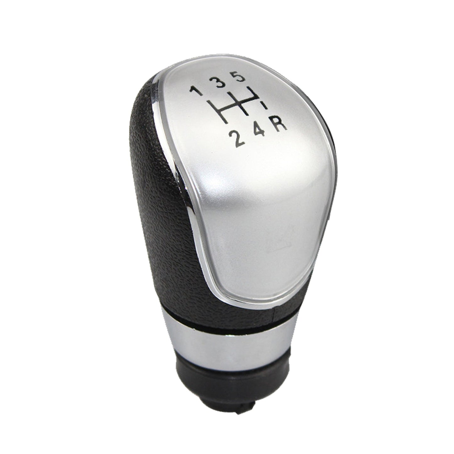 5 - Speed Manual Gear Shift Knob Silver Suitable For Ford Fiesta MK2 C - Max 2008 - 2013 - Frazy's Auto Parts