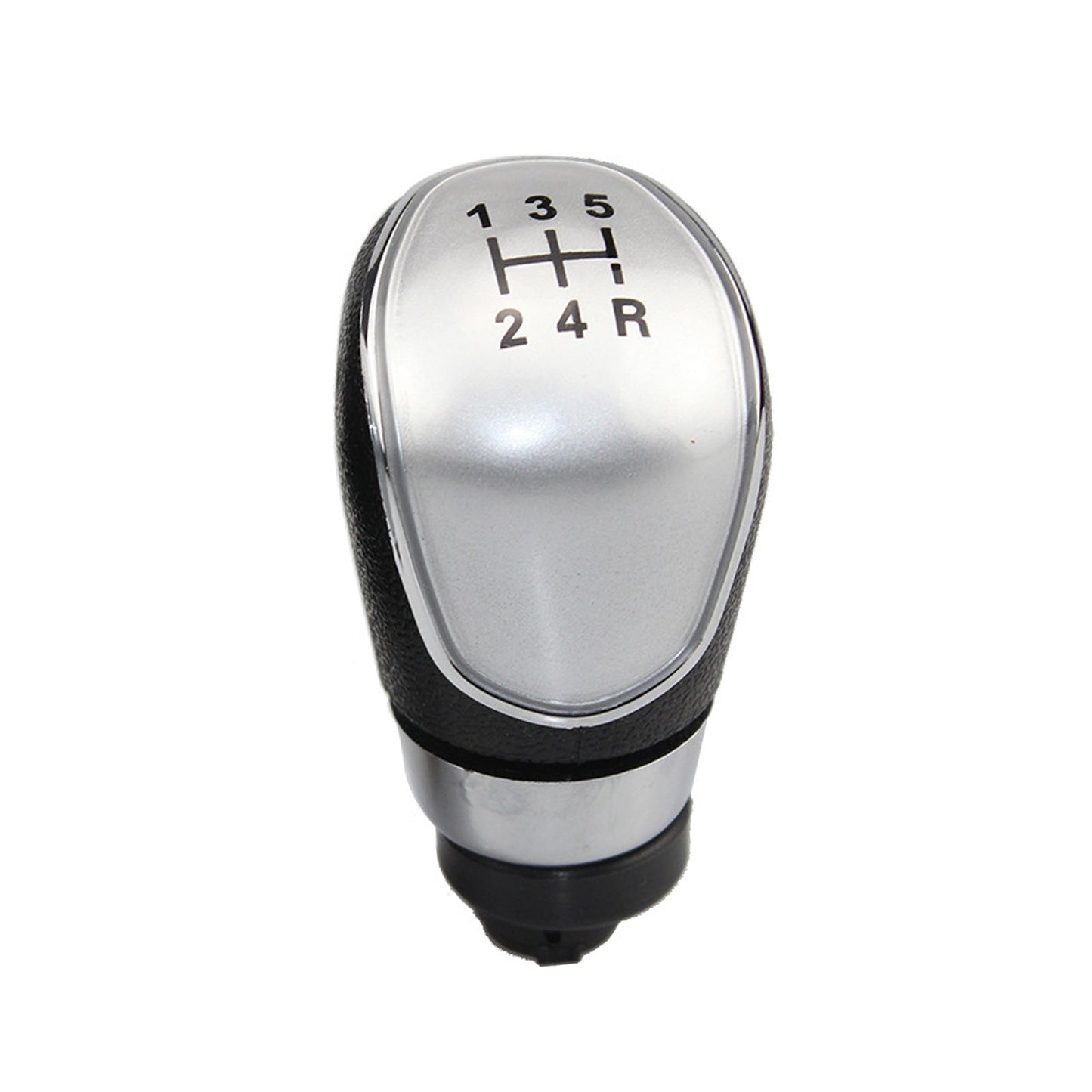 5 - Speed Manual Gear Shift Knob Silver Suitable For Ford Fiesta MK2 C - Max 2008 - 2013 - Frazy's Auto Parts