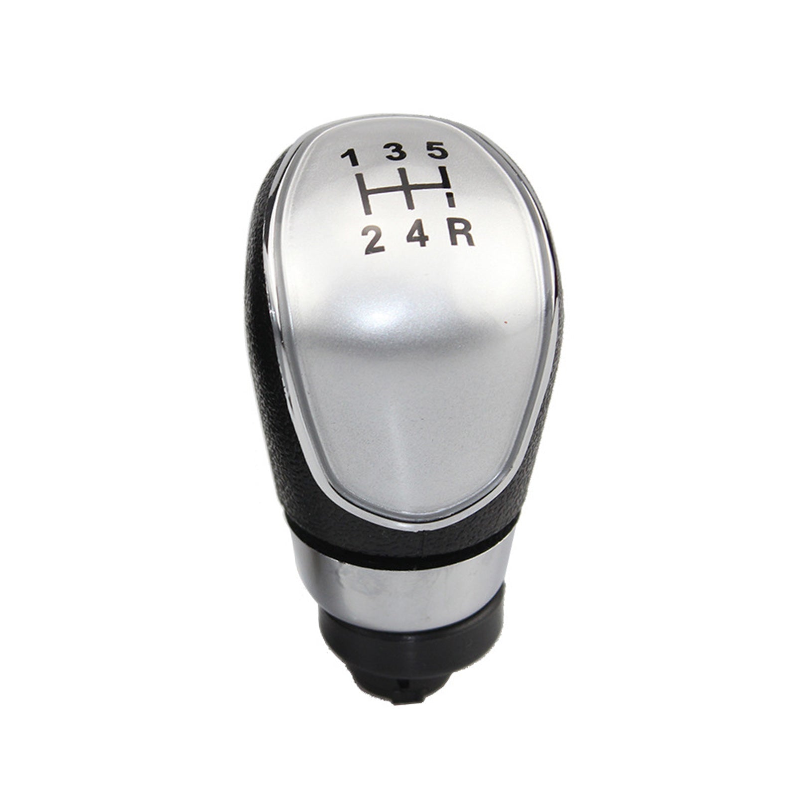5 - Speed Manual Gear Shift Knob Silver Suitable For Ford Fiesta MK2 C - Max 2008 - 2013 - Frazy's Auto Parts