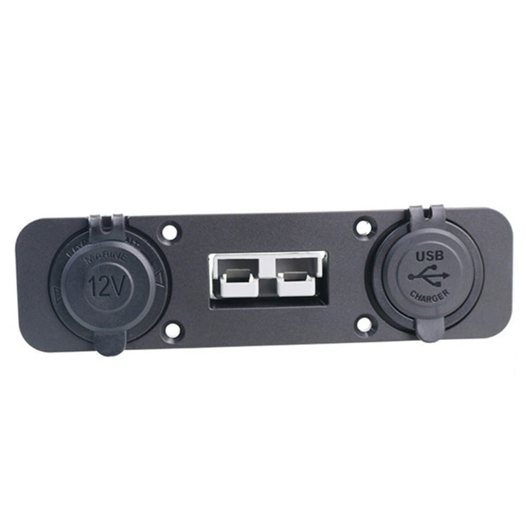 50 Amp Anderson Plug USB 3. 0 Cigarette Socket Flush Mount Recessed Plate REDARC - Frazy's Auto Parts