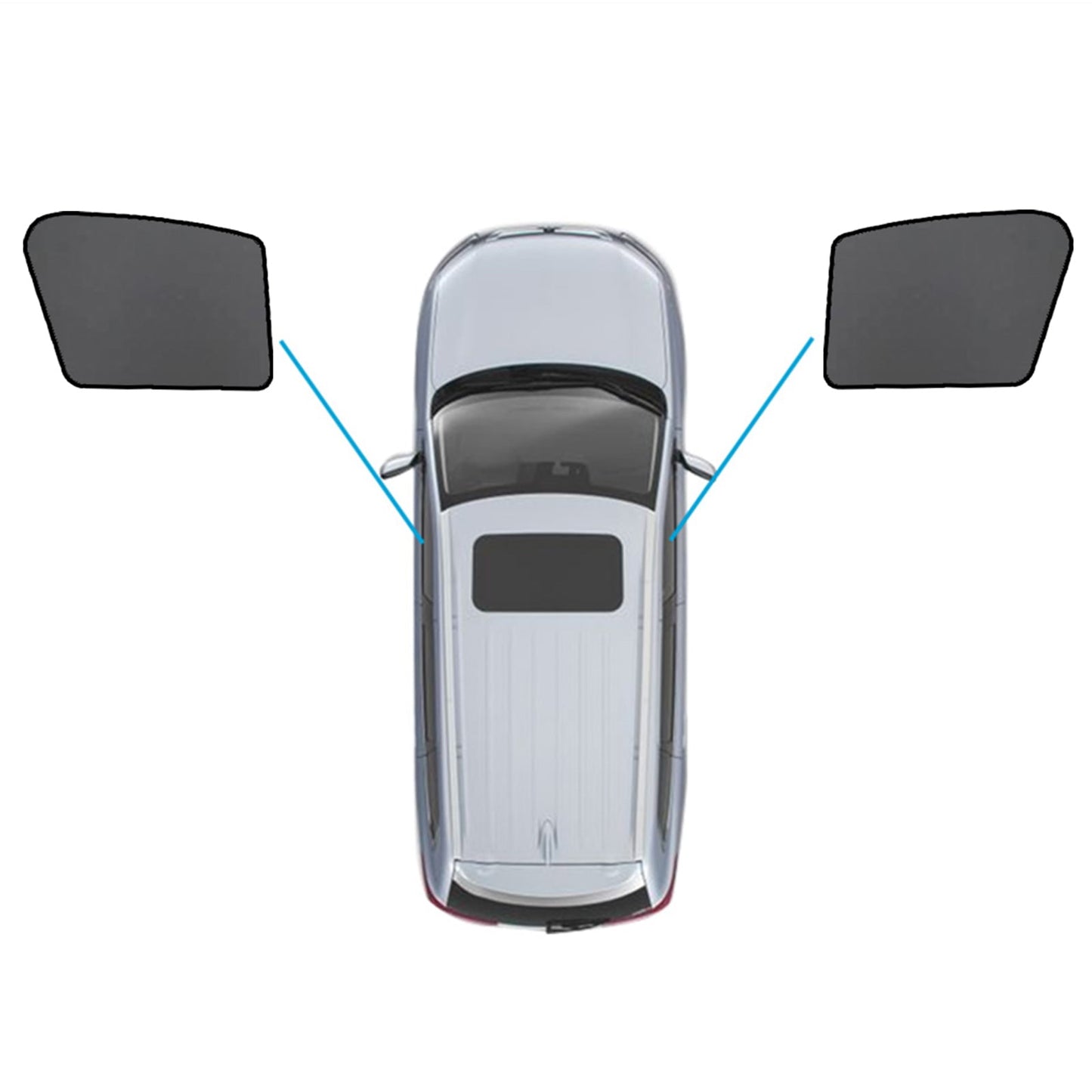 Car Window Sun Blind Suitable for Mercedes Benz GLA Class 2014-2019 Magnetic-1
