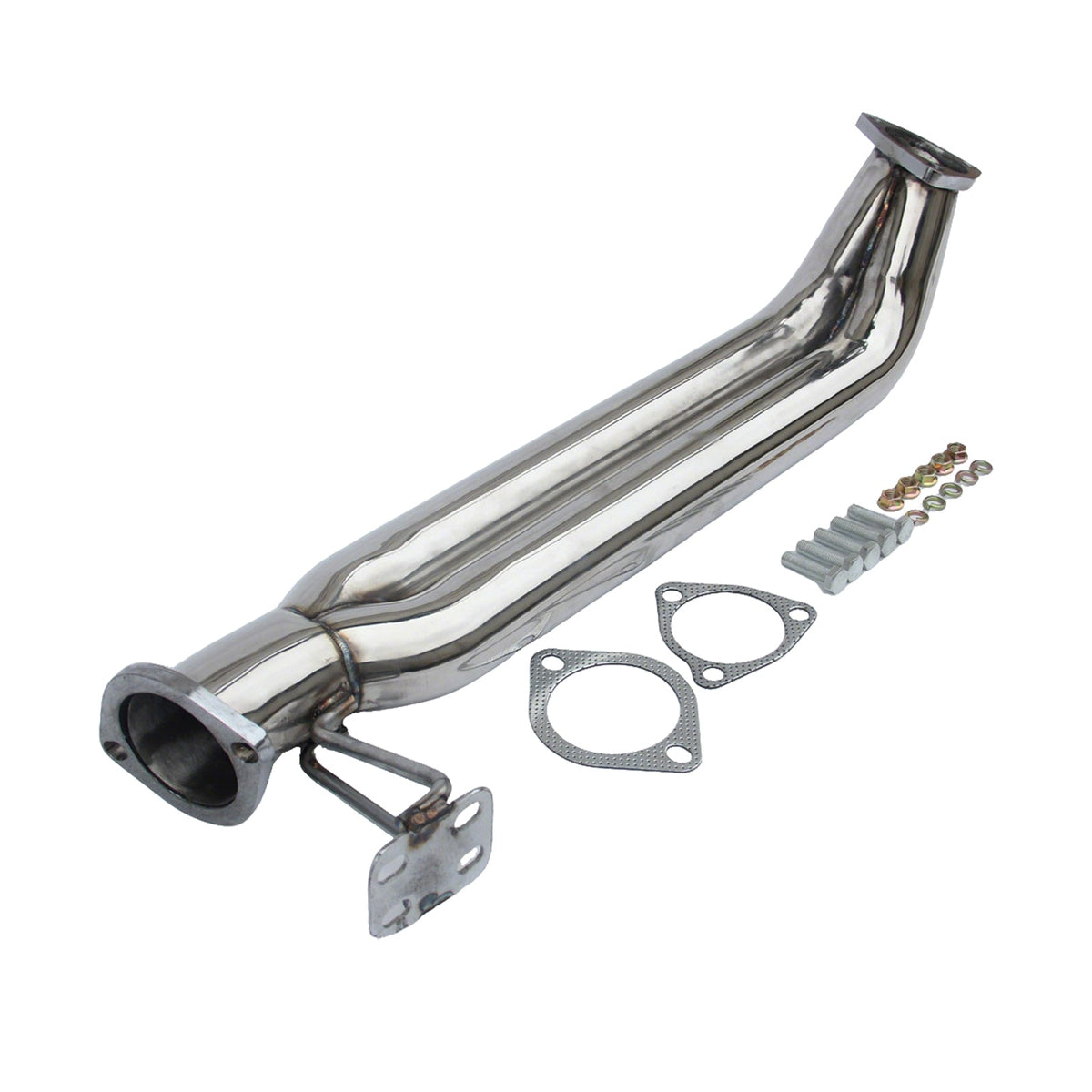Stainless Steel Exhaust Twin Downpipe Suitable For Nissan S14 / PS13 SR20DET Turbo 1995-2000-1