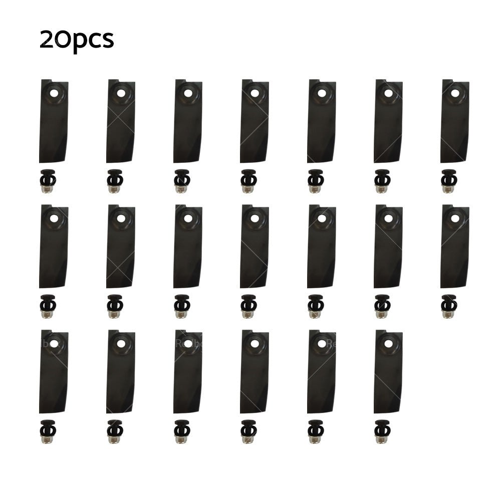 5/10/20x Lawn Mower Blades and Bolts For Honda19 Mowers HRU196 HRU195 HRU194 - Frazy's Auto Parts