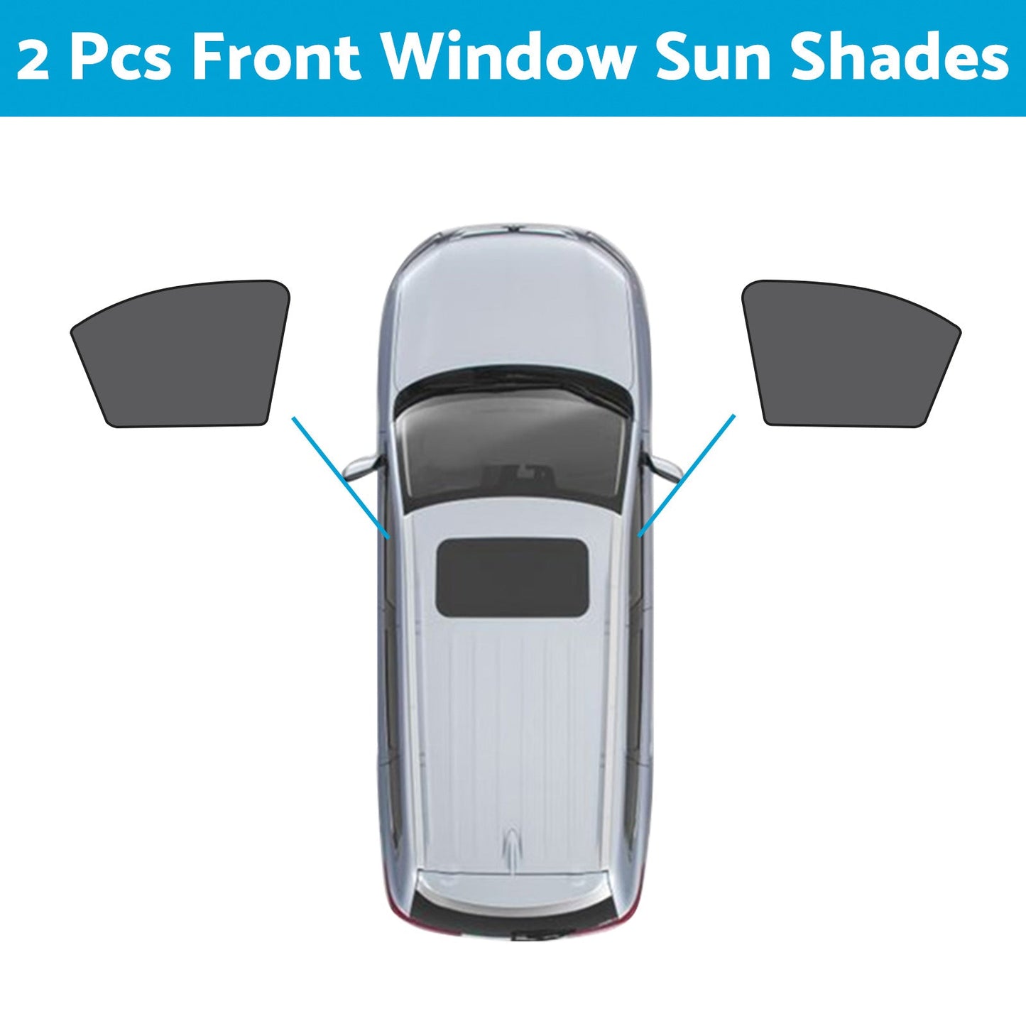 Magnetic Window Mesh Sun Blind Shade Suitable For MG ZS / ZST / ZS EV 2018-2023-2