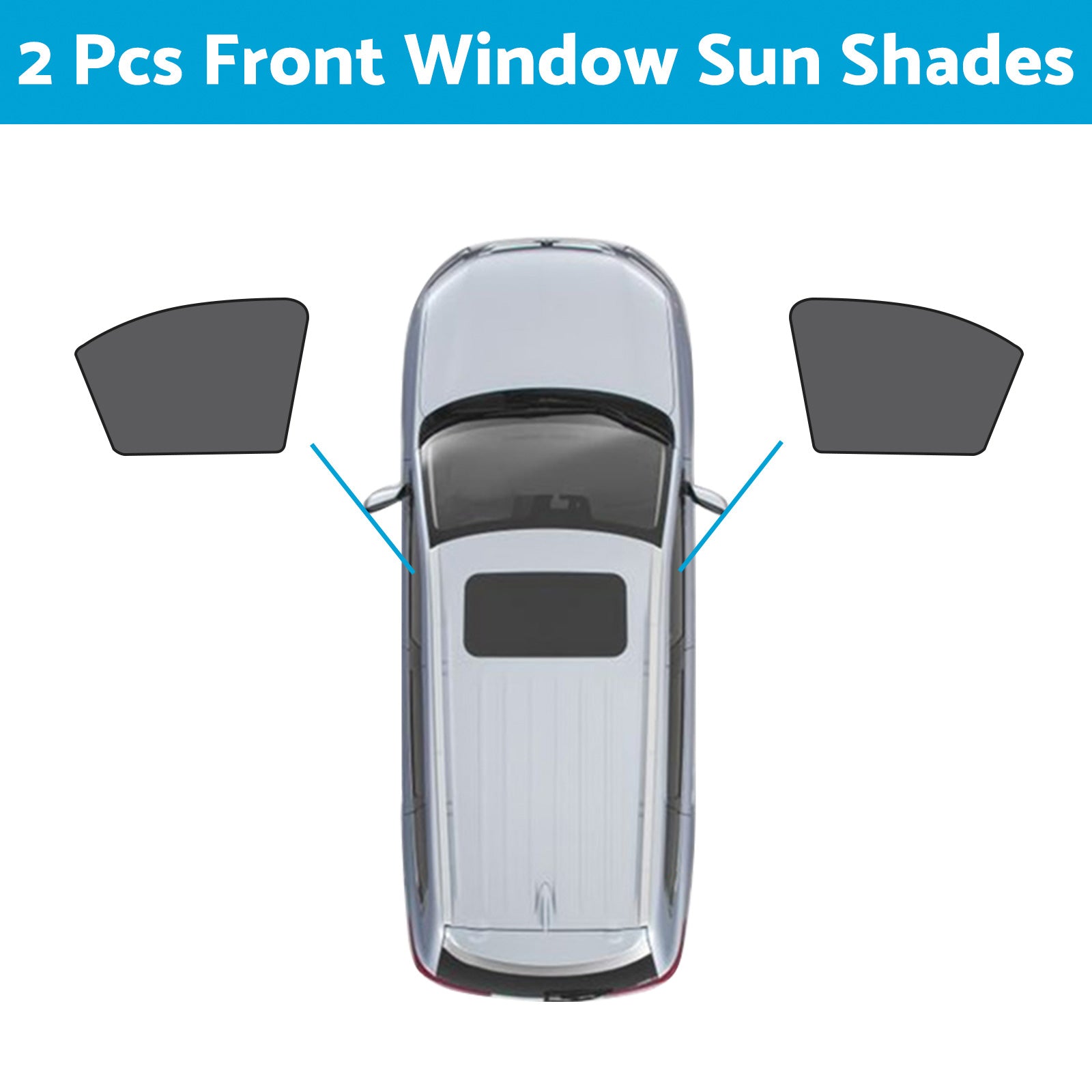 Magnetic Window Mesh Sun Blind Shade Suitable For MG ZS / ZST / ZS EV 2018-2023-2