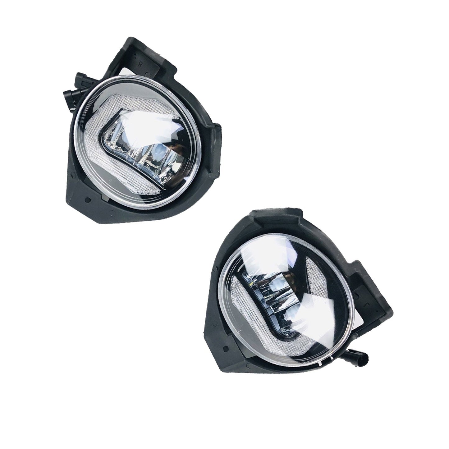 Pair Front Fog Lights LED Waterproof Suitable For Toyota Hilux Vigo 2011-2014-2
