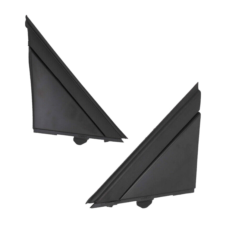 Matte Black Rear Mirror Triangle Trim Plate Suitable For Fiat 500 2012-2019-2