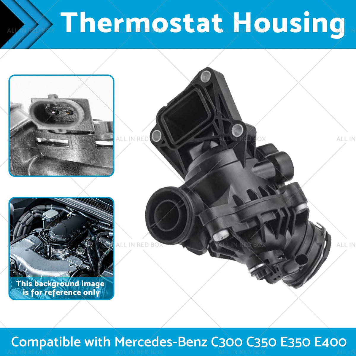 Thermostat Housing Suitable for Mercedes-Benz C300 C350 E350 E400 2762000515-1