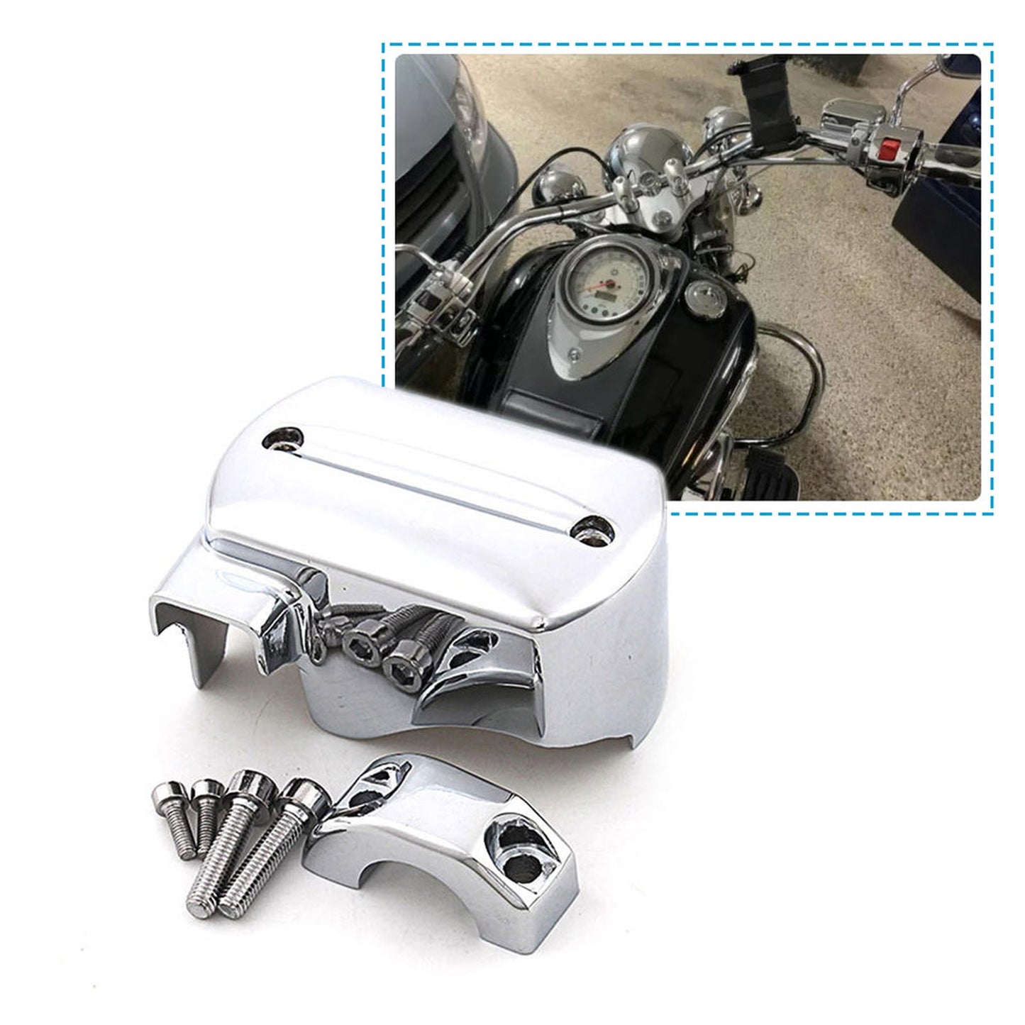 Brake Master Cylinder Cover Suitable For Yamaha V-Star 650 1998-2013 / V-Star 950 / V-Star 1100 / V-Star 1300-2