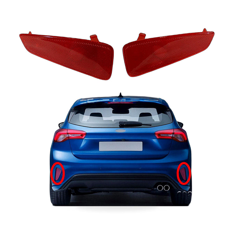 Rear Bumper Light Reflector Suitable for 19-20 Ford Focus Right JX7B-13B414-DA-0