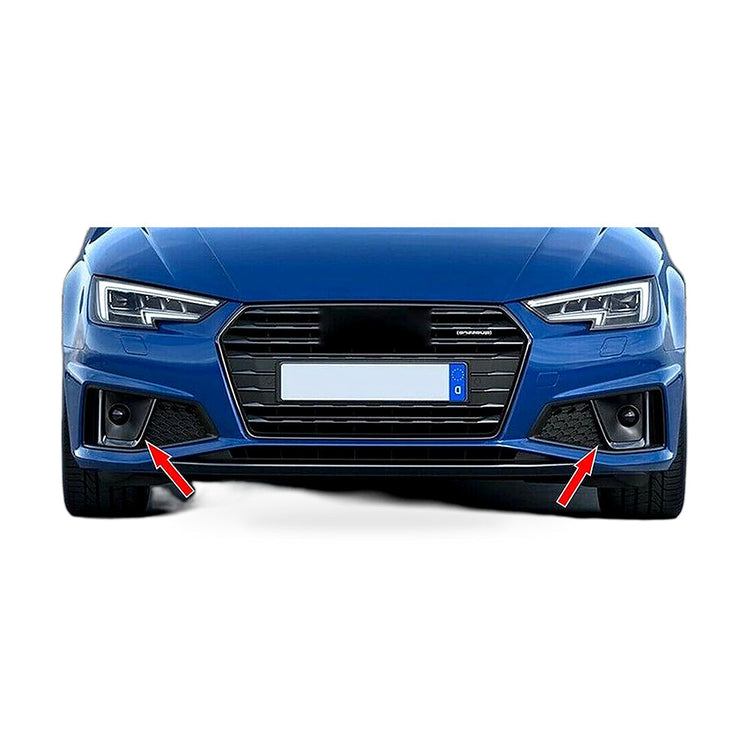 Front Bumper Fog Light Grille Frame for Audi A4L 2019-2023 ACC Driver Left-0