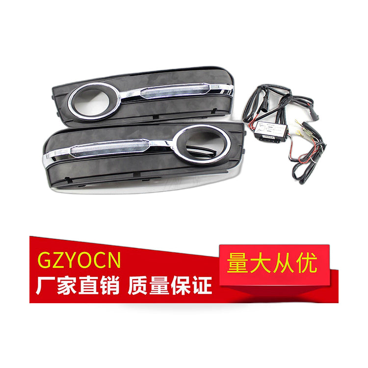 LED Lower Grille DRL Fog Light Frame Suitable for Audi A4 B8 2009-2011-0