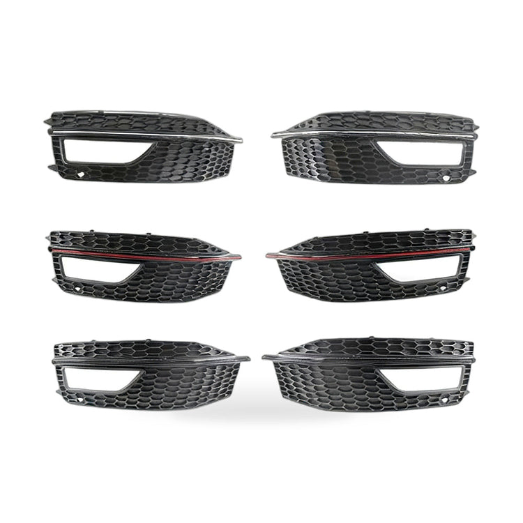 Fog Light Frame Grille Suitable for Audi A4 13-16 Left Chrome 8K0807681L-0