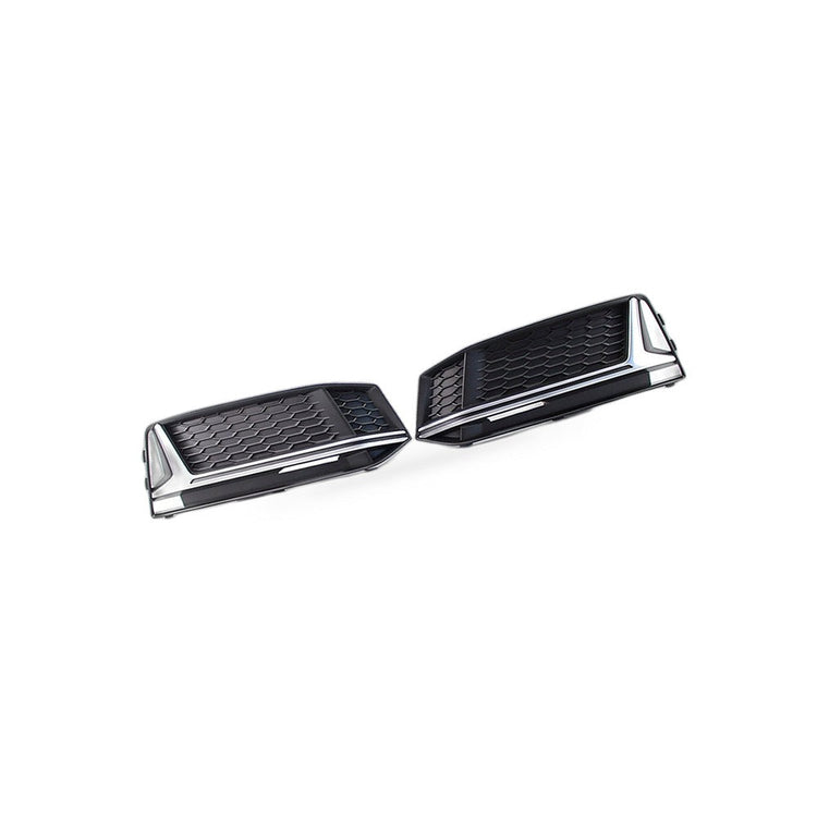 Fog Light Frame Lower Grille Suitable for Audi A4 A4L Sport 2016 2017 2018 Front-2