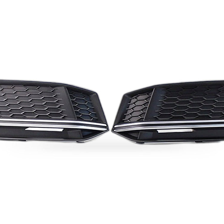 Fog Light Frame Lower Grille Suitable for Audi A4 A4L Sport 2016 2017 2018 Front-3