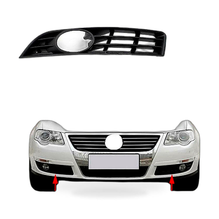 Front Fog Light Grille Right Suitable for VW Passat B6 Magotan 06-11 3C0853666A-0