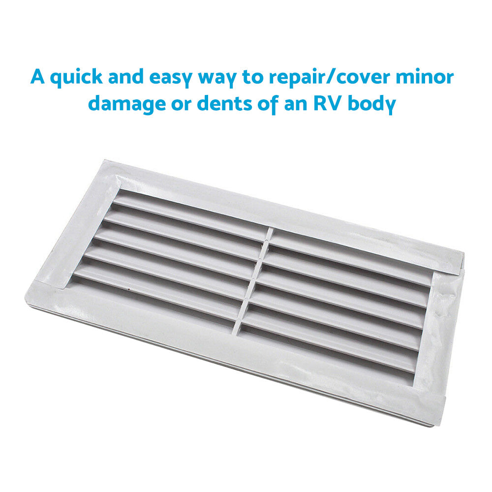 Rectangular Louvered Air Vent or Dent Vent For Caravan RV Boat Marine 260 x 125mm-3