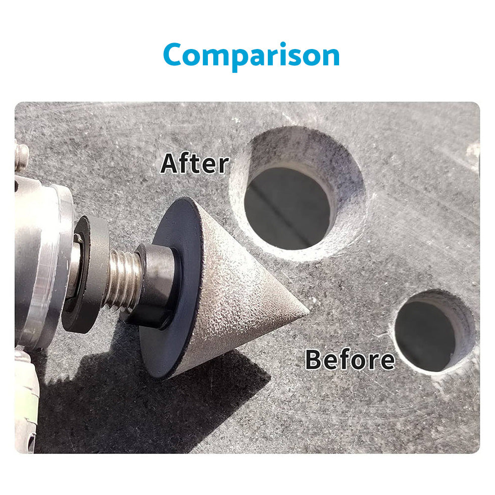 60° 50mm Diamond Chamfer Finger Bit Suitable For Ceramic Tile Milling & Edge Cutting-1