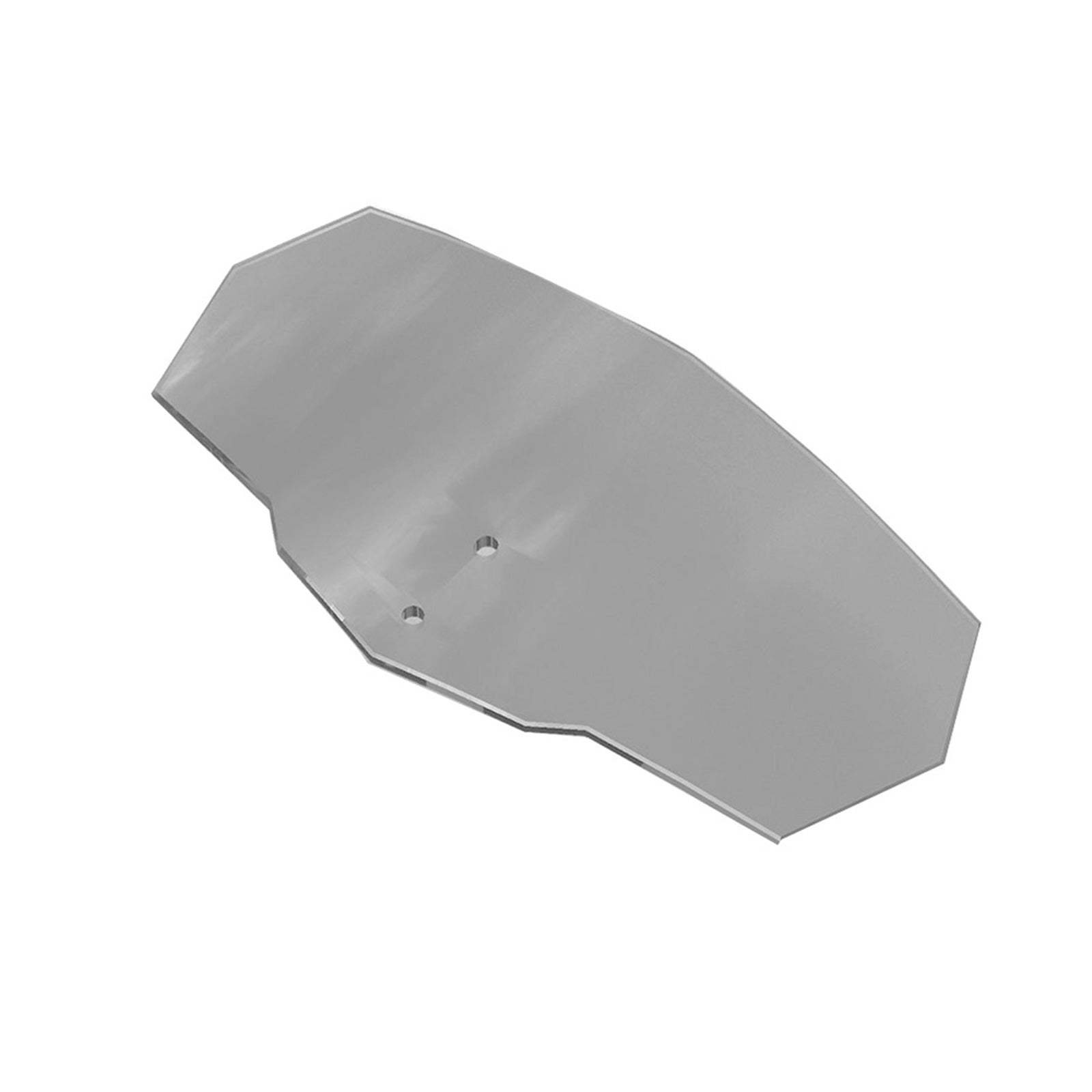Motorcycle Windshield Clip-On Extension Spoiler Wind Deflector Suitable For Windscreen Smoke-4
