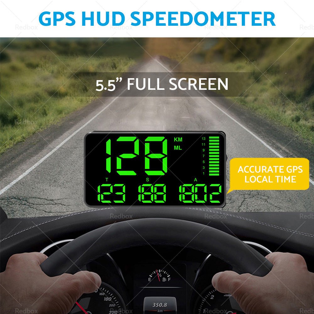 5.5'' Speedometer Odometer Display MPH KMH with Over Speeding Alarm Universal - Frazy's Auto Parts