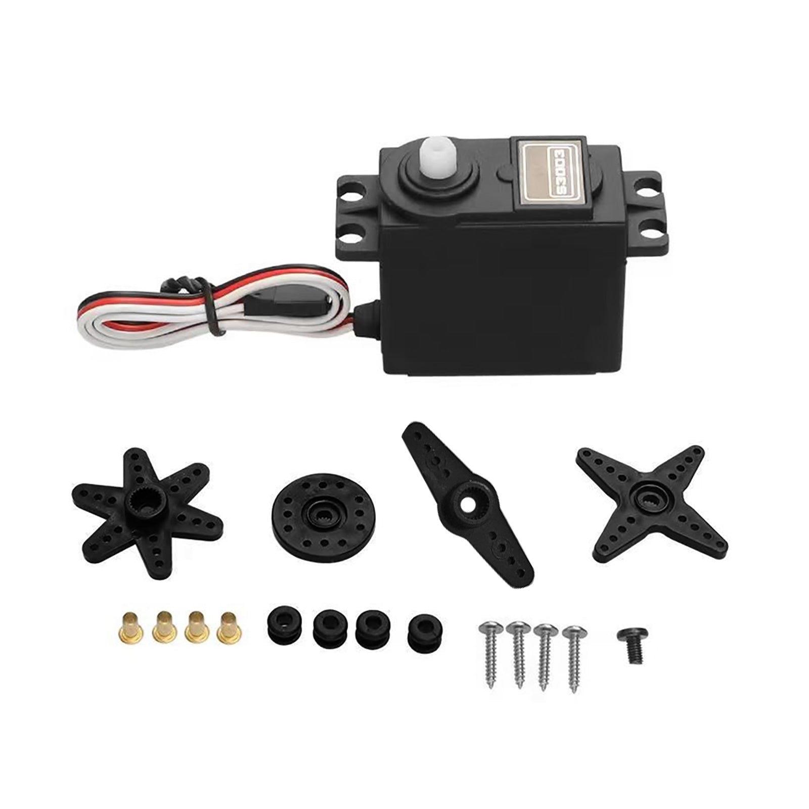 High Torque Standard Servos 4x Suitable For Futaba S3003 RC Car / Plane / Boat / Helicopter-2