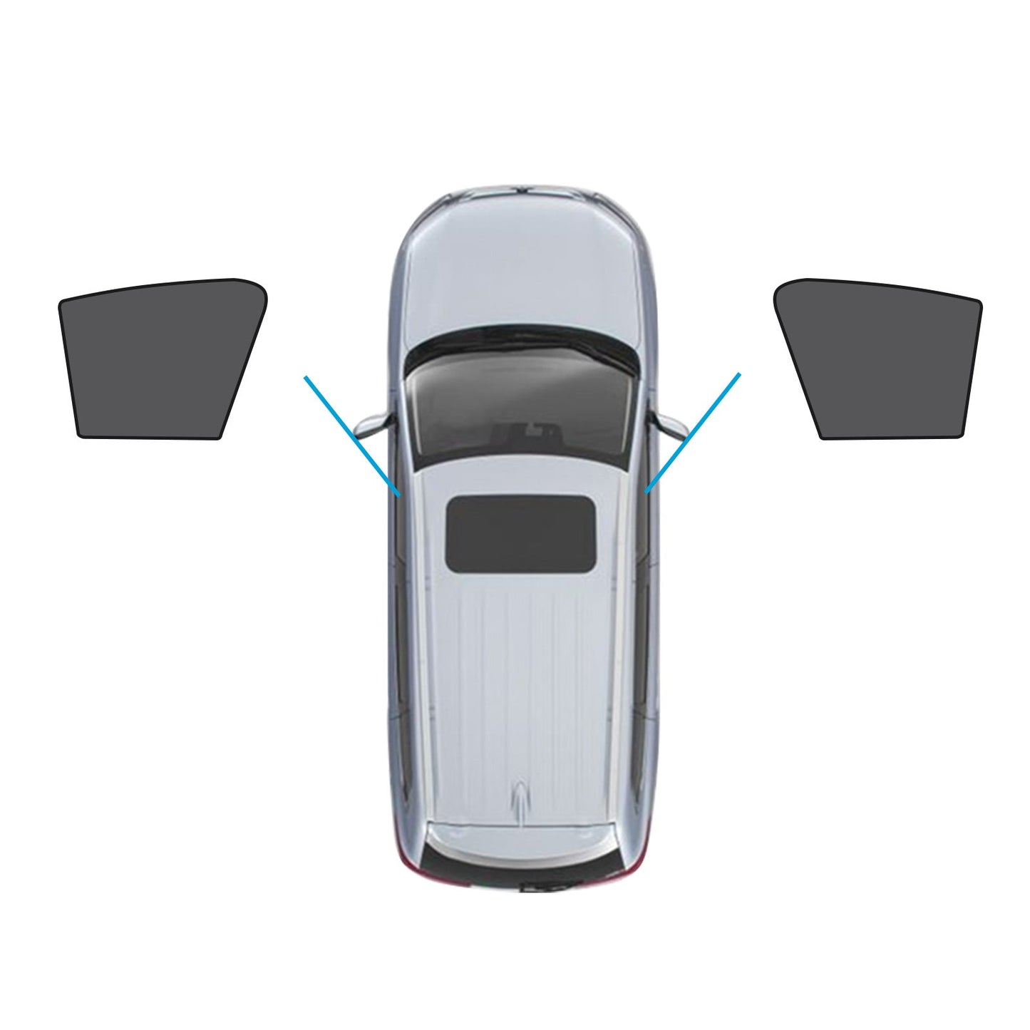 Window Magnetic Mesh Sun Shades Suitable For Kia Sportage 2021-2024 UV Protection-0