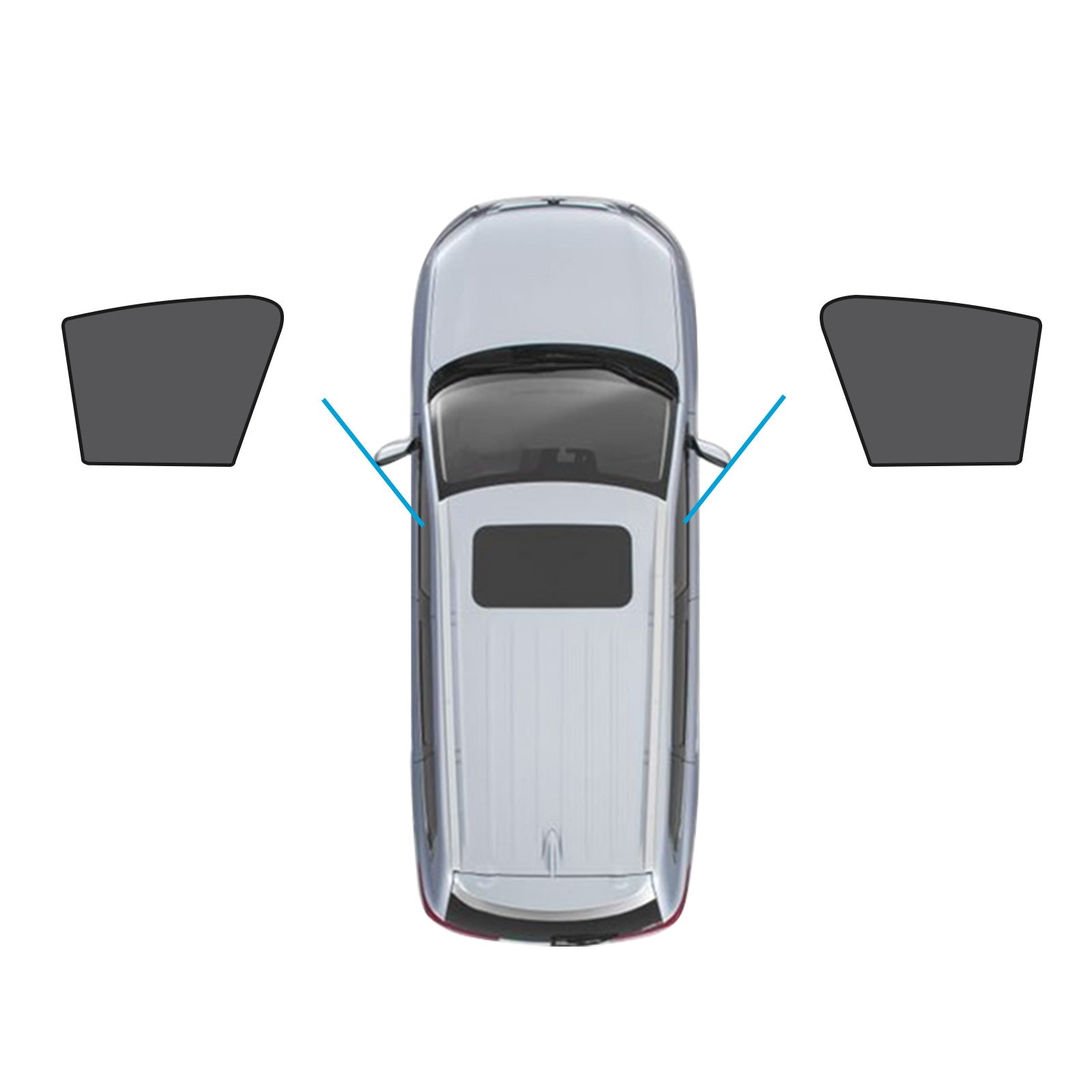 Window Magnetic Mesh Sun Shades Suitable For Kia Sportage 2021-2024 UV Protection-0