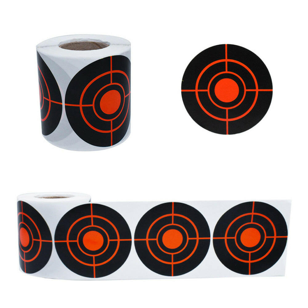 Self Adhesive Splatter Reactive Shooting Target Stickers 250x/Roll Suitable For Practice & Training-4