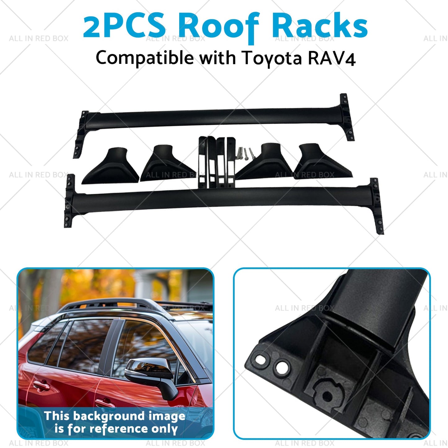 2PCS Roof Racks  or Roof Cross Bars Suitable for Toyota RAV4 2019-2023-3
