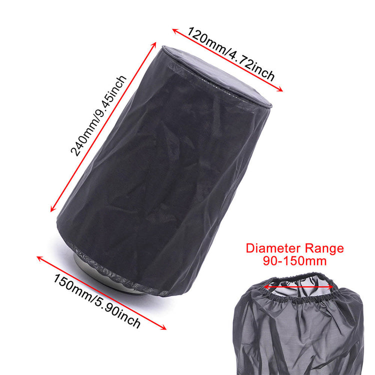 Air Filter Protective Cover Dustproof for High Flow Air Intake Filters Universal-1