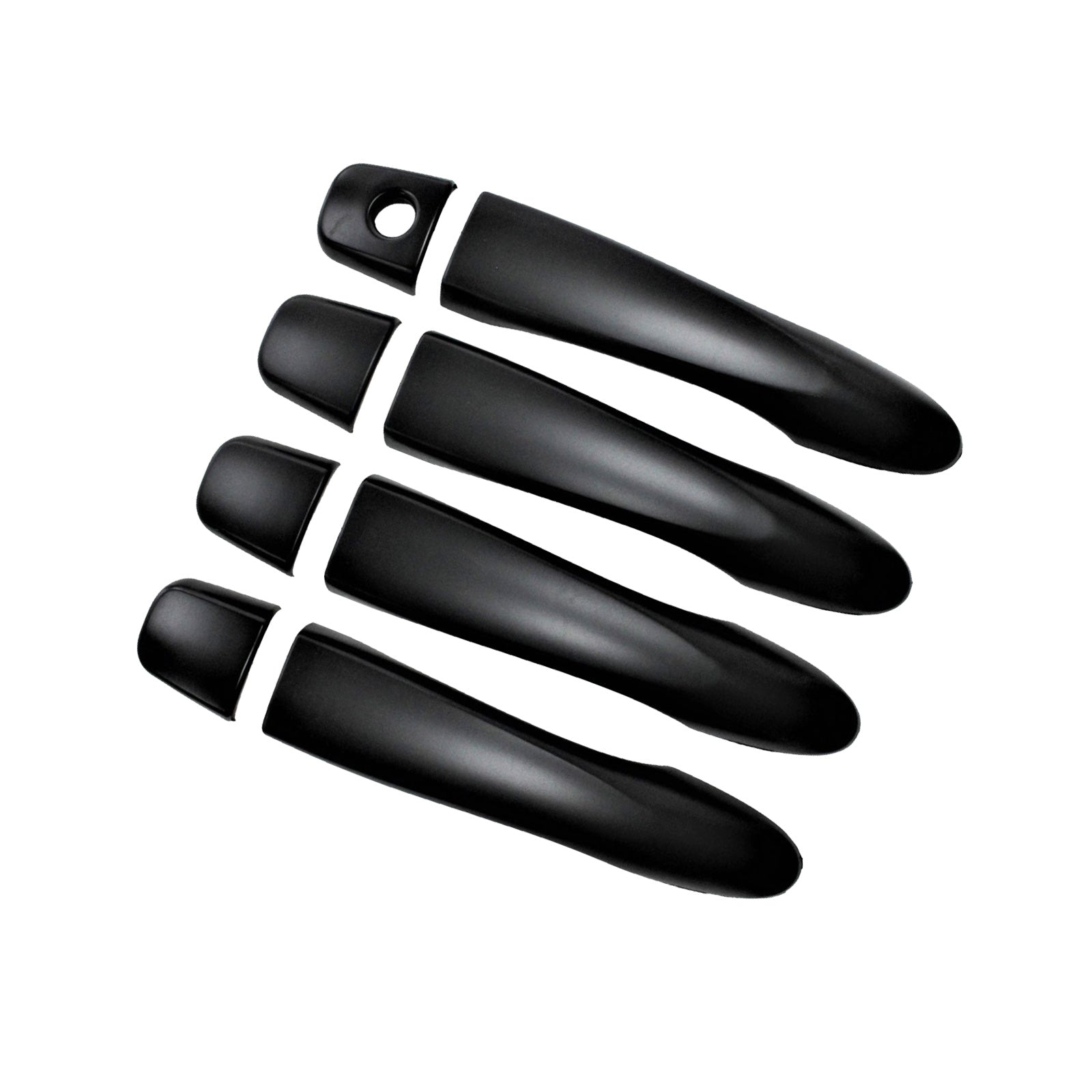 4x Remote Key Door Handle Covers Suitable for Nissan Navara D40 2005-2015 ST-0