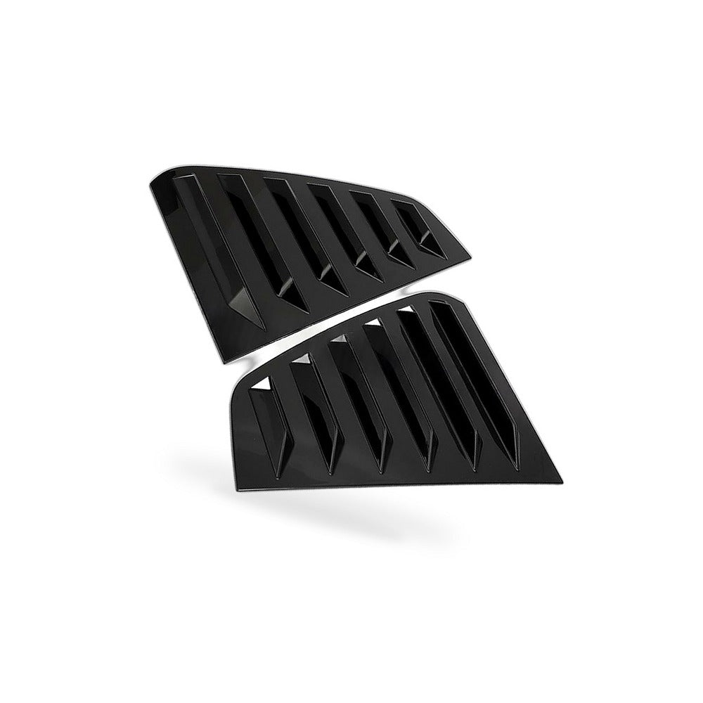 Rear Window Louver Suitable for VW Golf 6 Golf 7 Matte Black Side Triangle Trim-3