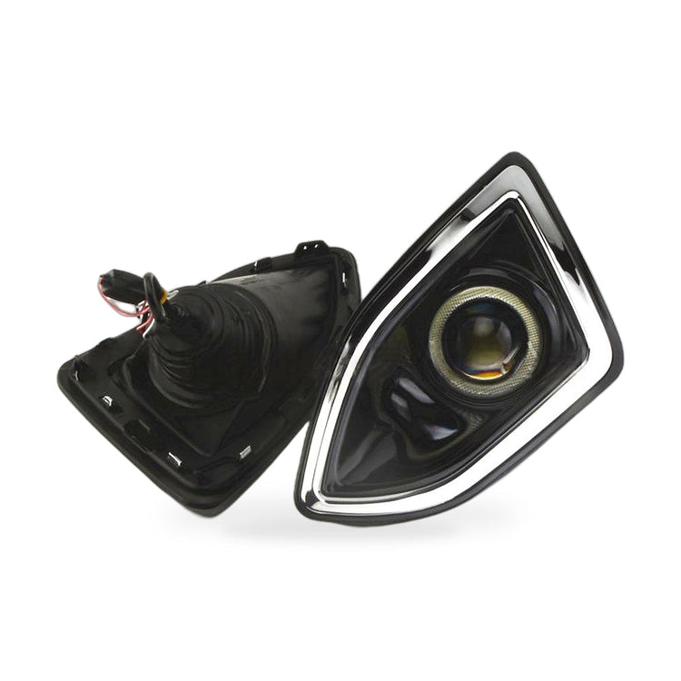 LED Angel Eye Projector Fog Light Suitable for Ford Edge 2015 2016 2017 2018-0